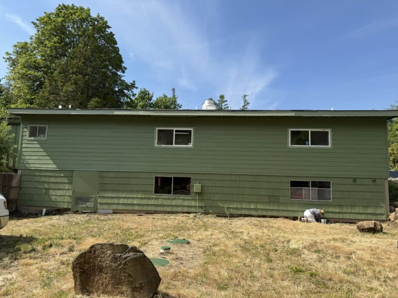 Repainted home exterior, Vancouver WA